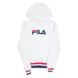 FILA Mens White Hoodie S