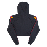 ELLESSE Cropped Womens Black Hoodie UK 4