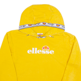 ELLESSE Cropped Womens Yellow Hoodie UK 6