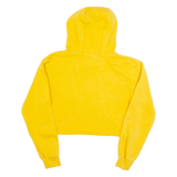 ELLESSE Cropped Womens Yellow Hoodie UK 6