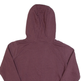 NIKE Cropped Womens Maroon Hoodie S