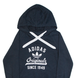ADIDAS ORIGINALS Womens Black Hoodie UK 8
