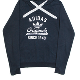 ADIDAS ORIGINALS Womens Black Hoodie UK 8