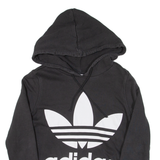 ADIDAS Womens Black Hoodie UK 6