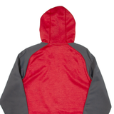 ADIDAS Mens Red Hoodie Full Zip S