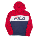 FILA Womens Blue Hoodie M