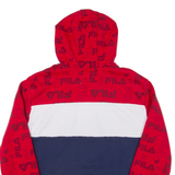 FILA Womens Blue Hoodie M