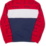 FILA Womens Blue Hoodie M