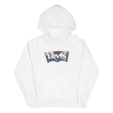 LEVI'S Womens White Hoodie M