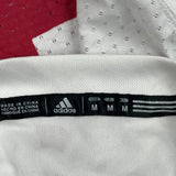 Age 5-6 Wisconsin Badgers Adidas College Football Jersey - Medium Red Polyester