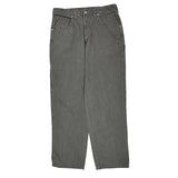 Wrangler Carpenter Pants - 34W 34L Gray Cotton