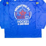 KETTE Montreal Hockey D. Vogel Mens Jersey Blue Long Sleeve USA V-Neck XL