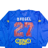 KETTE Montreal Hockey D. Vogel Mens Jersey Blue Long Sleeve USA V-Neck XL