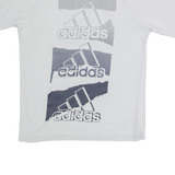 ADIDAS Mens T-Shirt Grey XS