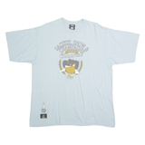 LIGHT HUNTER Iacuzzi Snow And Champagne Mens T-Shirt Blue XL