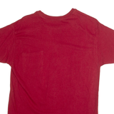 HANES Mens T-Shirt Maroon M