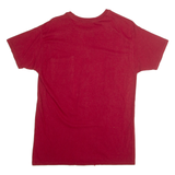 HANES Mens T-Shirt Maroon M