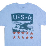 SONONA Eagle Mens T-Shirt Blue USA S