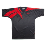 REEBOK Mens Jersey Black V-Neck L