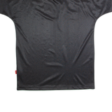 REEBOK Mens Jersey Black V-Neck L