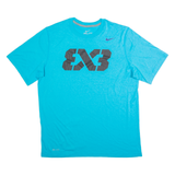 NIKE Mens T-Shirt Blue L