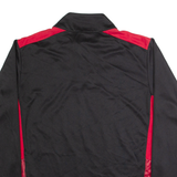 PUMA AC Milan Mens Football Shirt Jersey Black Long Sleeve 1/4 Zip L