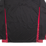 PUMA AC Milan Mens Football Shirt Jersey Black Long Sleeve 1/4 Zip L