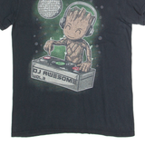 Groot DJ Awesome Mens T-Shirt Blue S