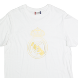 CLIQUE Real Madrid Mens Football Shirt T-Shirt White M
