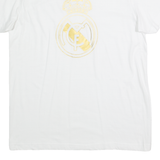 CLIQUE Real Madrid Mens Football Shirt T-Shirt White M