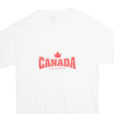 FRUIT OF THE LOOM Canada Mens T-Shirt White S