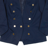 MADELEINE Womens Blazer Jacket Blue Viscose 90s M