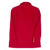 WEINBERG Womens Blazer Jacket Red Wool M
