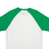 CONVERSE Mens T-Shirt White Crew Neck S