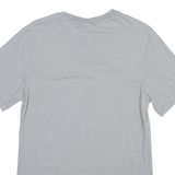 NIKE Mens T-Shirt Grey Crew Neck S