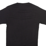 VANS Mens T-Shirt Black Crew Neck XS