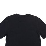 ADIDAS Cropped Womens T-Shirt Black Crew Neck XS