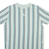 FILA Striped Mens T-Shirt Blue Crew Neck XS