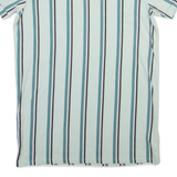 FILA Striped Mens T-Shirt Blue Crew Neck XS