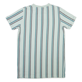 FILA Striped Mens T-Shirt Blue Crew Neck XS
