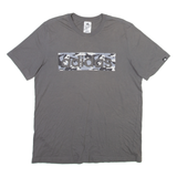 ADIDAS Digital Camo Mens T-Shirt Grey Crew Neck M