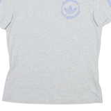 ADIDAS ORIGINALS Womens T-Shirt Grey Crew Neck XS