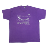 SCREENSTARS BEST Purple Panache Boston Womens T-Shirt Purple 2XL