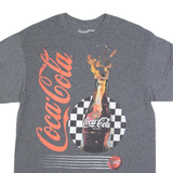 COCA COLA Mens T-Shirt Grey M
