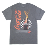 COCA COLA Mens T-Shirt Grey M