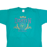 Florida Womens T-Shirt Green 90s USA L