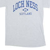 GILDAN Loch Ness Scotland Womens T-Shirt Grey S