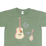 GILDAN Instrument Womens T-Shirt Green L