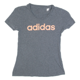 ADIDAS Womens T-Shirt Grey XS
