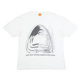 BOSS Mens T-Shirt White V-Neck L